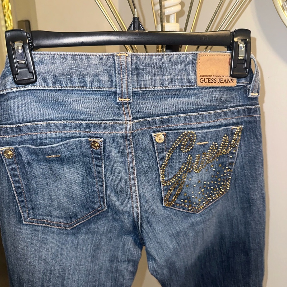Vintage Guess bootcut jeans with bling